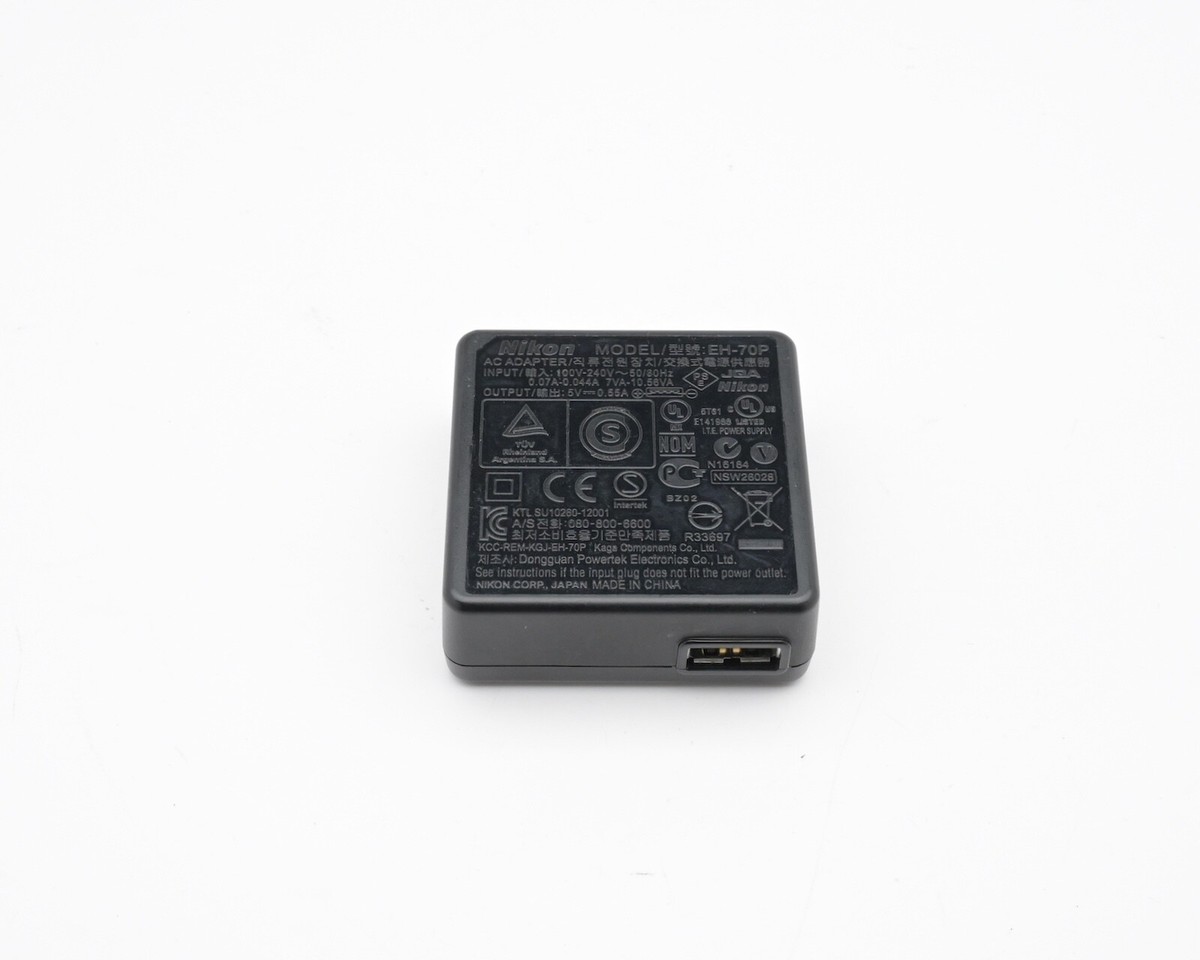 Nikon EH-70P AC Adapter Charger with USB Cable P530 S6500