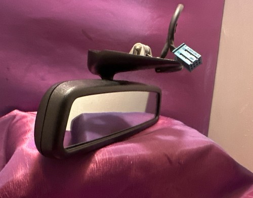 98-00 Mercedes W202 C230 C280 Front Top Upper Center Rear View Mirror Black OEM - Picture 2 of 10