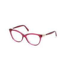 Swarovski SK5441 071 Pink Plastic Cat Eye Optical Eyeglasses Frame 55-15-140 RX