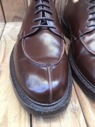 Church's 'ALEX' Men's brown SPLIT TOE derby dress Leather shoes UK 7 F Us 8 - Picture 4 of 20