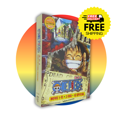 アニメ ONE PIECE DVD Collection One Piece Movie Collection (1-15 & 3 Ova & 13 Special) Anime DVD