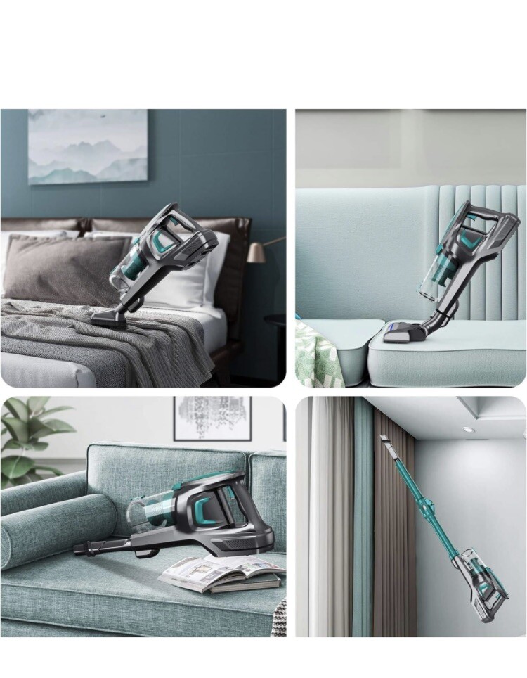 Honiture H10 Cordless Vacuum Cleaner Foldable Stick Vacuum Removable