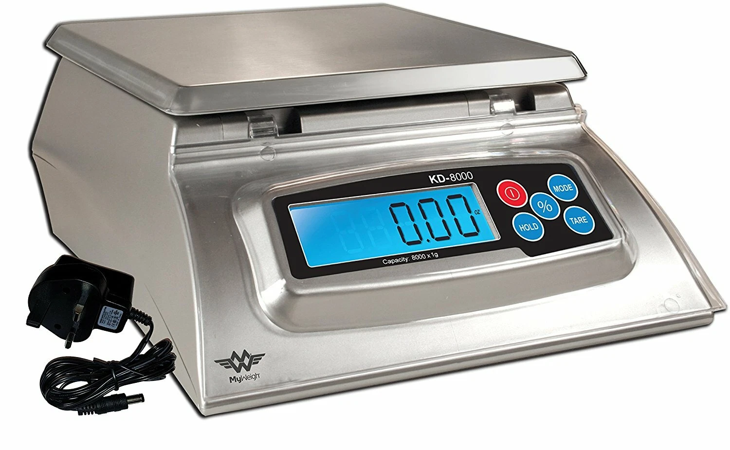My Weigh KD8000 Digital Bakers Percentage Kitchen Scales 8kg x 1g Battery/Mains
Opens in a new windo