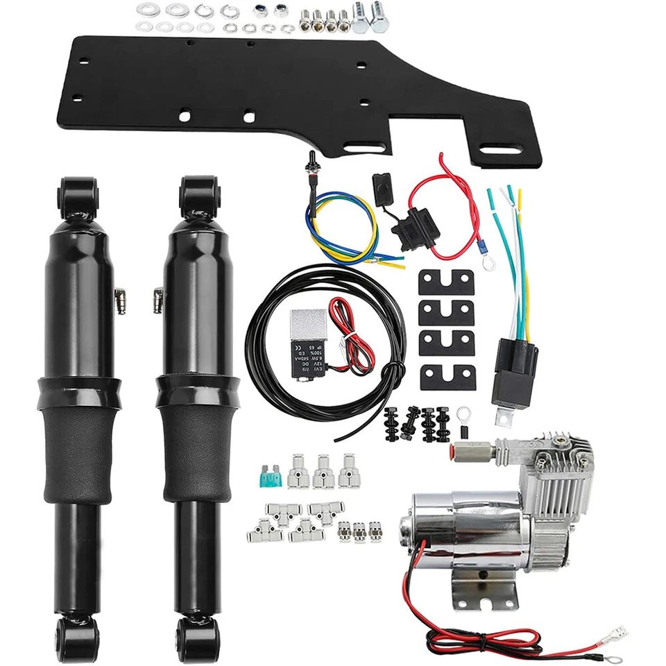 Juego de suspensión neumática trasera para Harley Touring Electra Street Glide 1994-2023 Foto 2 de 4