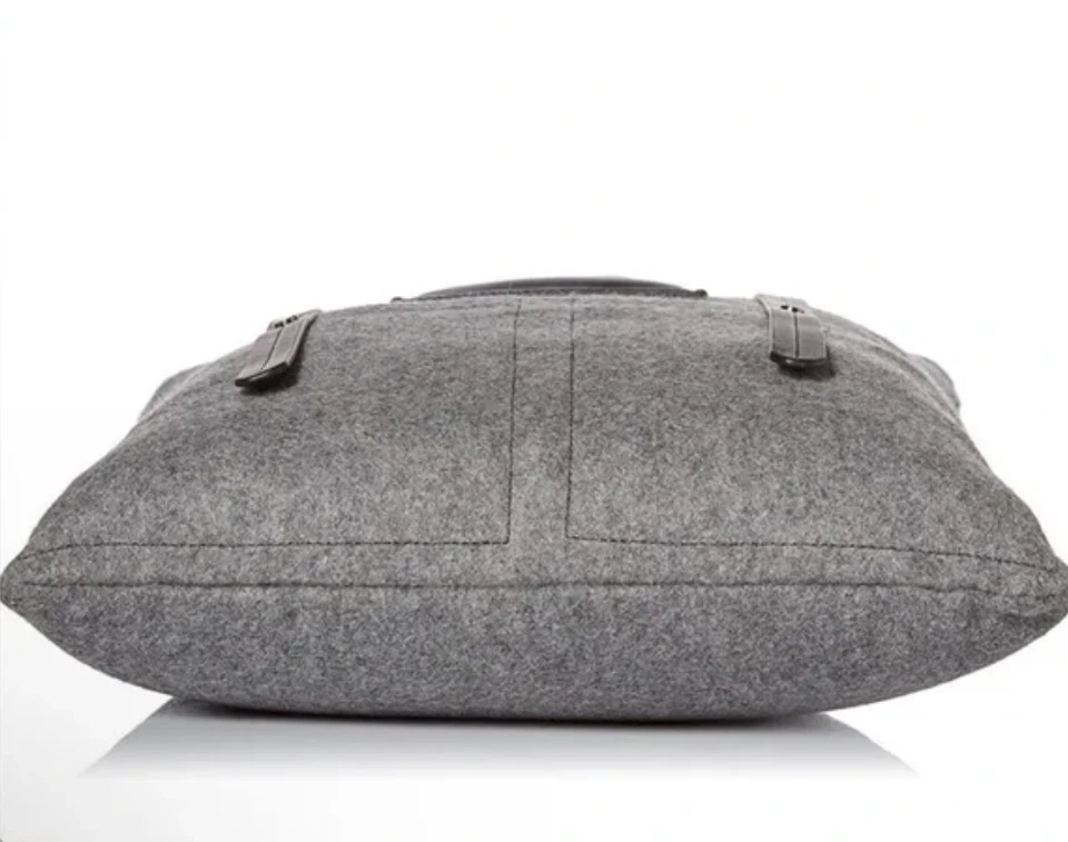 Sherpani Hadley сумка с короткими ручками вареной шерсти серый работы 17» сумка для ноутбука w/браслет - Изображение 4 из 4