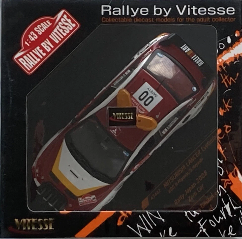 1/43 Vitesse 43442 L/E Mitsubishi Lancer Evo 2008 Japan Car #00 Miyoshi  Hayashi - Image 2 of 4