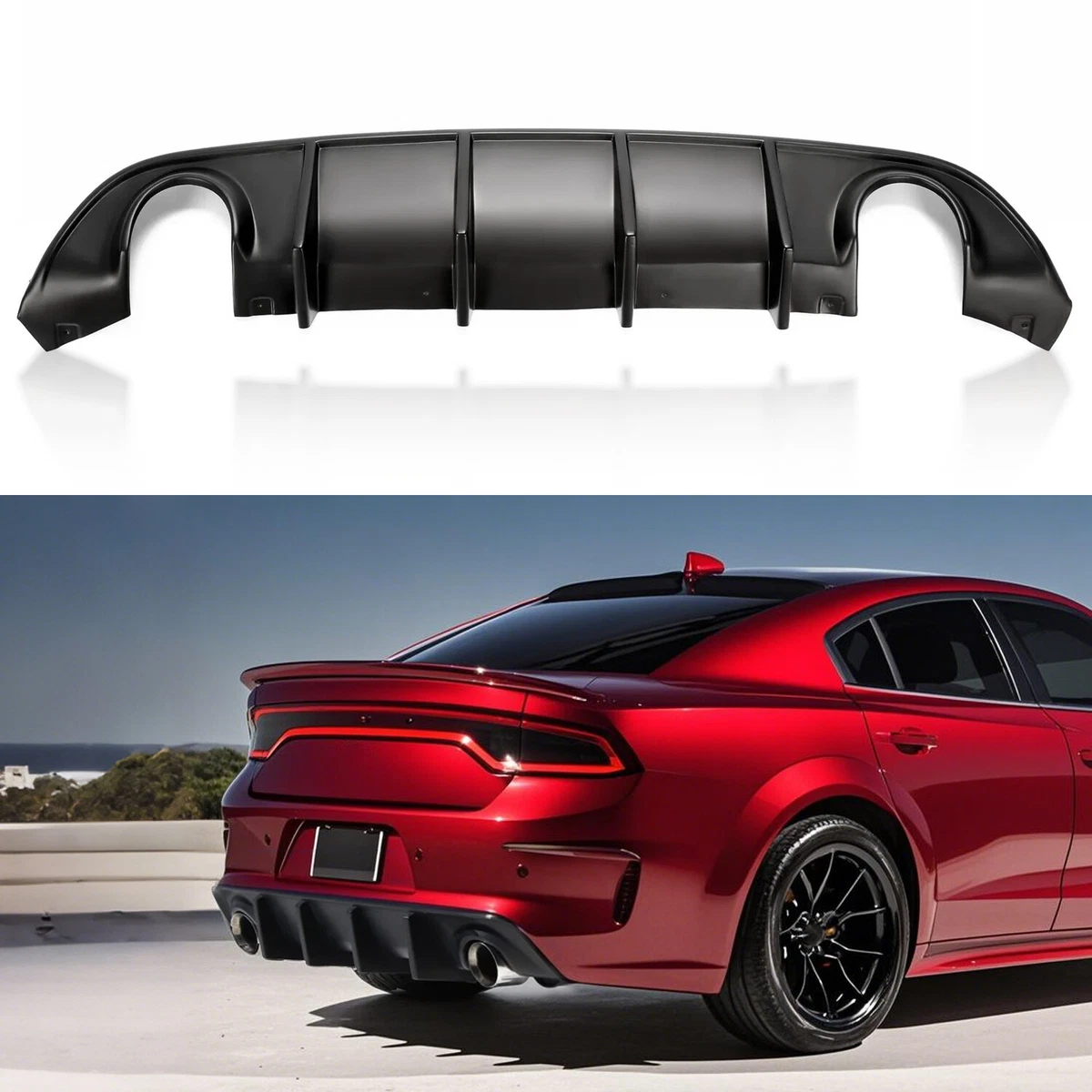 Defensa Trasera Dodge Charger 2015-2017 Tong Yang