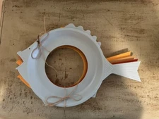 VTG Plate Mate Fish Lot Of 4 Camping Picnic BBQ RV Camper Paper Plate Holders