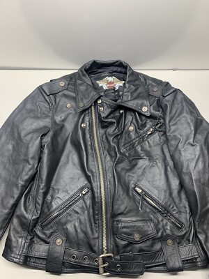 Vintage Harley Davidson American Legend Shovelhead Belted Leather