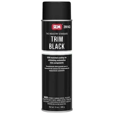 SEM Products 39143 Trim Black Aerosol Spray Can 15 oz. Auto Body Paint