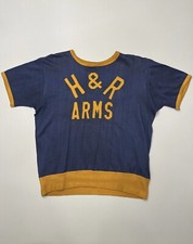 VINTAGE 1940s H  R ARMS GAME WORN DURENE FELT LETTERED SOFTBALL JERSEY