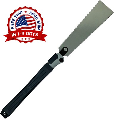 Sierra De Mano Japonesa De 9.5 Pulgadas, Doble Filo, Sierra De Tracción NEW US.