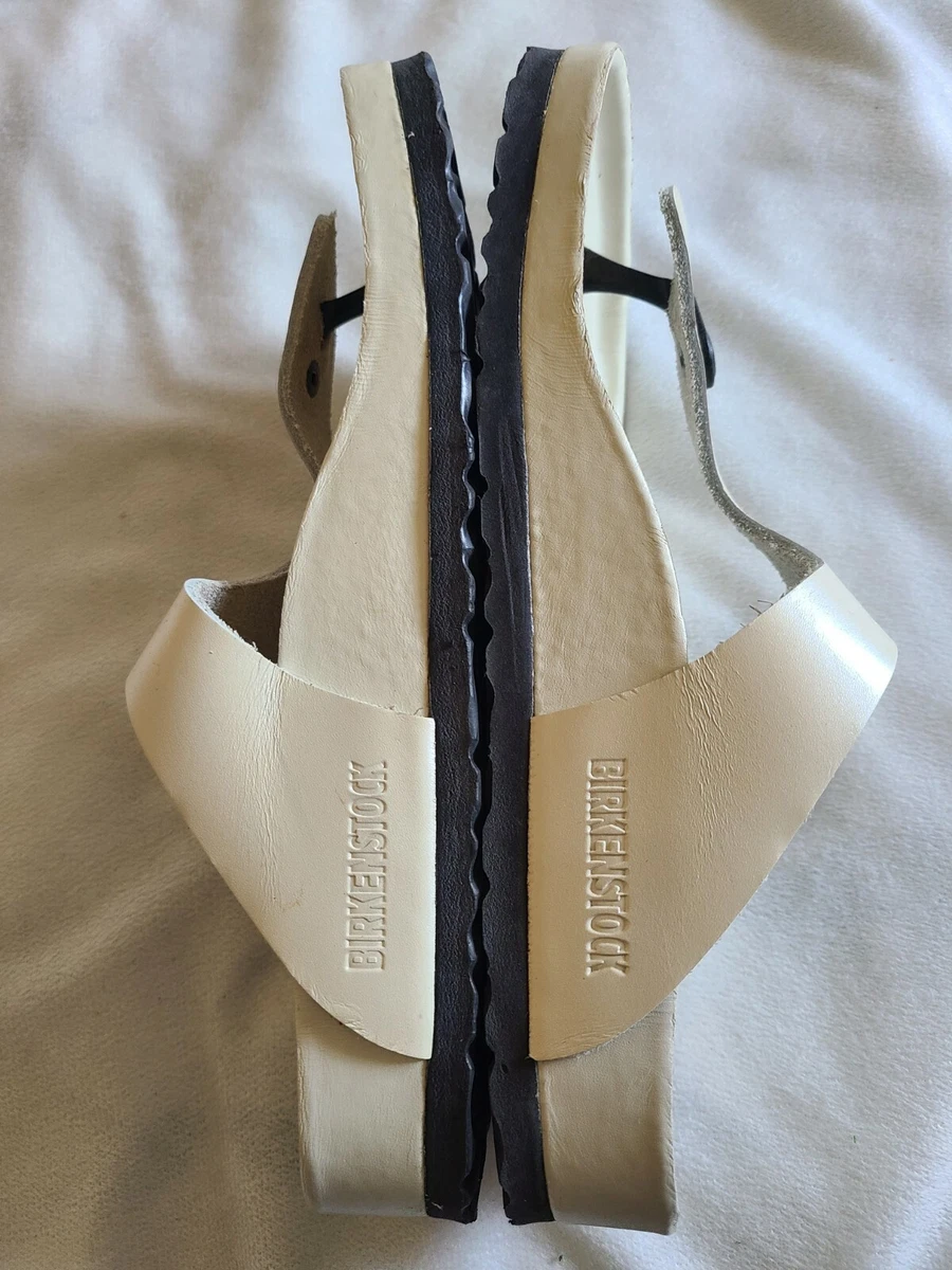 Ivory birkenstocks sale