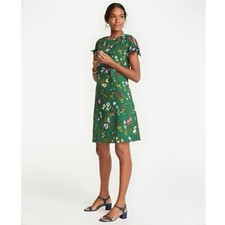 Ann Taylor Floral Tie Sleeve Shift Dress size 8