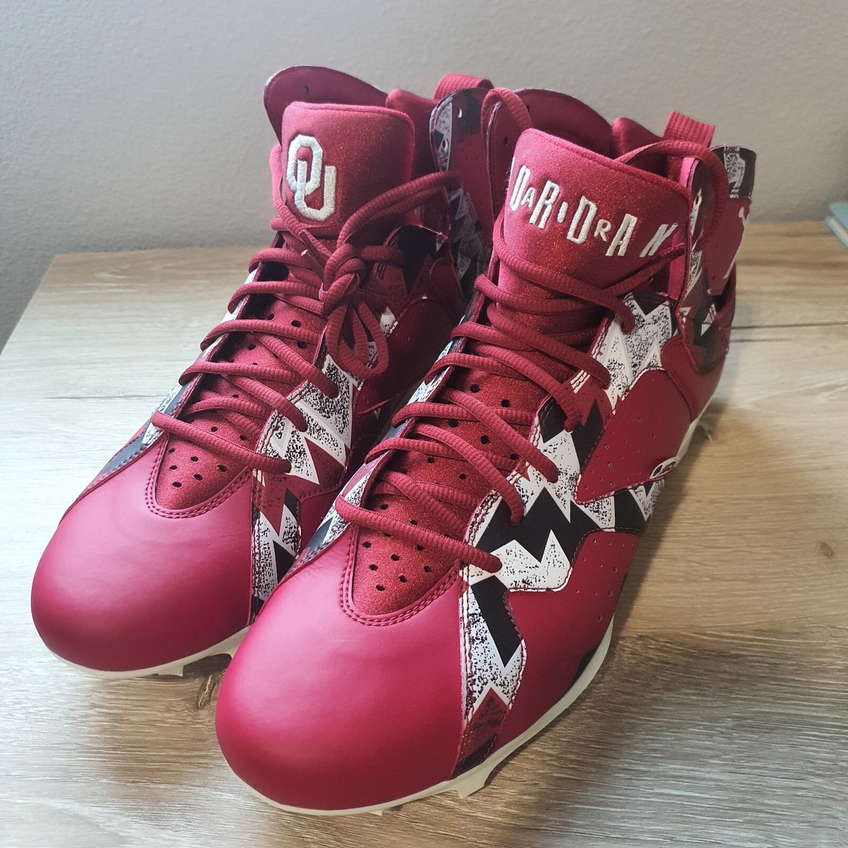 NIKE Air Jordan 7 Alpha Menace Oklahoma Sooners PLAYER  display picture 3
