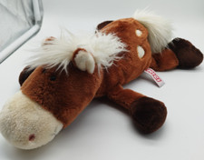 Stofftier NICI - Pferd braun beige mit Flecken liegend - Kuscheltier - ca 35cm