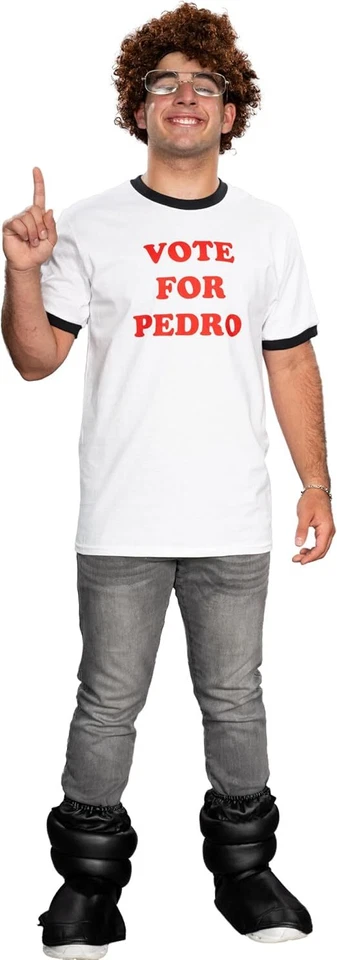 Napoleon Dynamite Vote For Pedro T-Shirt & Accessory Kit - Cosplay Costume Set - Image 4 of 4