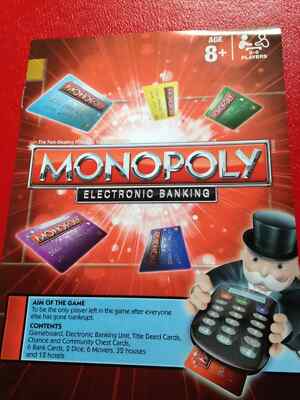 2011 Electronic Banking Edition Monopoly Instruction Rules Booklet Book
