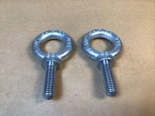 2 Chicago Hardware #25 Eye Bolts With Shoulder  1/2-13 Threads