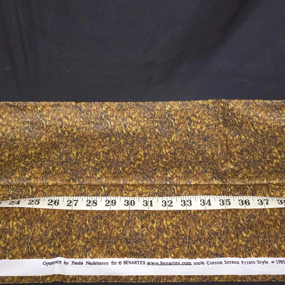 Opulence - Nadestern, Benartex 44" Wide Fabric Brown 22" Wide Cotton 1 Yard - Image 3 of 4