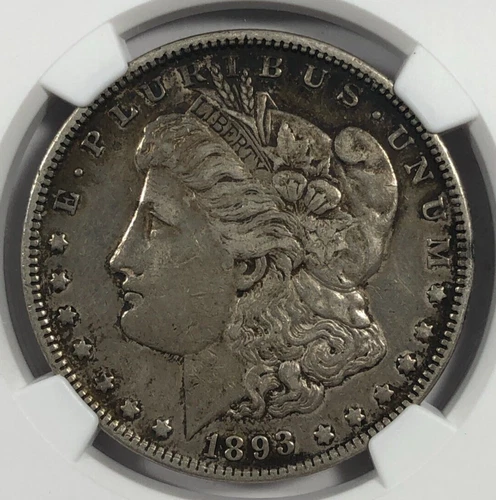 1893 Morgan Dollar. 1.00. NGC XF Details. Sharp. 