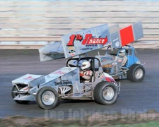 1983 Jeff Swindell 4x6 print Dirt Sprint Car Racing - Free Shipping