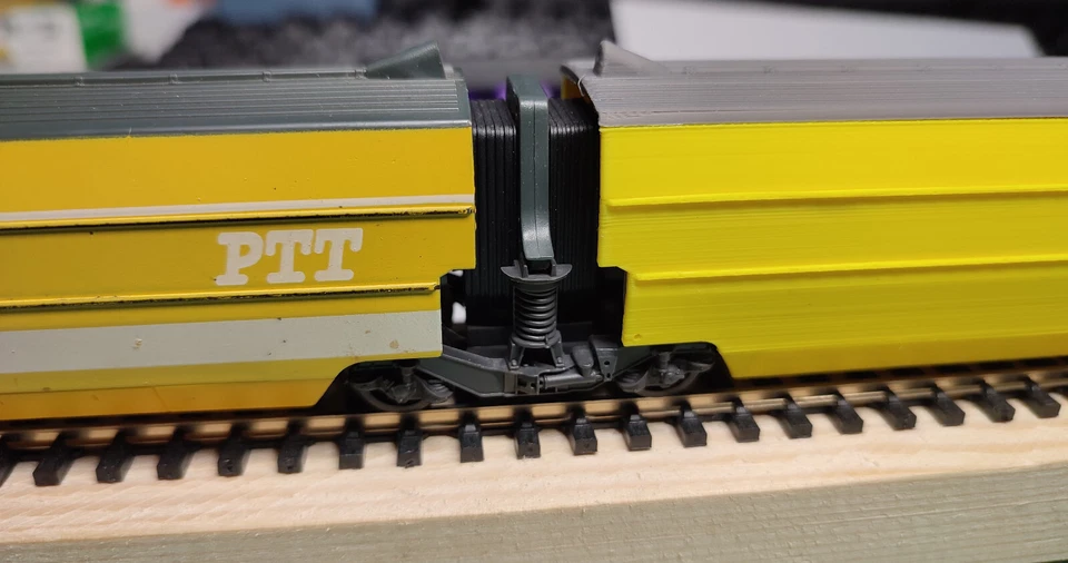 Voiture Intermédiare TGV La Poste PSE type Lima à peindre (Impression 3D PLA) - Photo 3/4