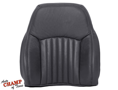 1993-1995 Pontiac Firebird -Driver Side Lean Back Leather Seat Cover Dark Gray
