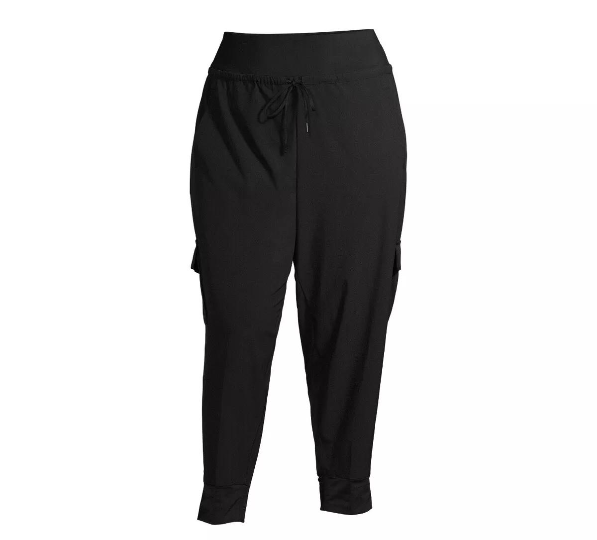 Women's Commuter Jogger Pants Athletic Works Athleisure BLACK Soft Plus 4X  28-30