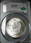 1899-O Morgan Dollar Silver ---- MS-66 Witterbrick CAC Graded Coin ---- #544C