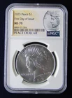 2023 Commemorative Peace Dollar - First Day of Issue NGC MS70