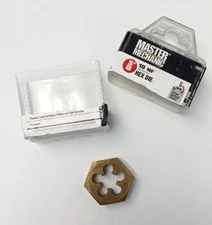 Master Mechanic 788925 5/8" 18 NF Titanium coated Hex Die - Fine