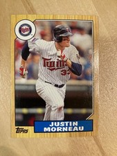 2012 Topps Update Justin Morneau 1987 Topps Mini insert #TM-148