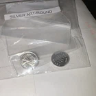 Lot of 2 Art Rounds – 1 Gram Each .999 Fine Silver, Total 2 Grams, Round Shape