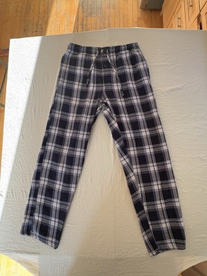 Beverly Hills Polo Club  Men s Flannel Plaid Loungewear Pants. Med. Pockets.