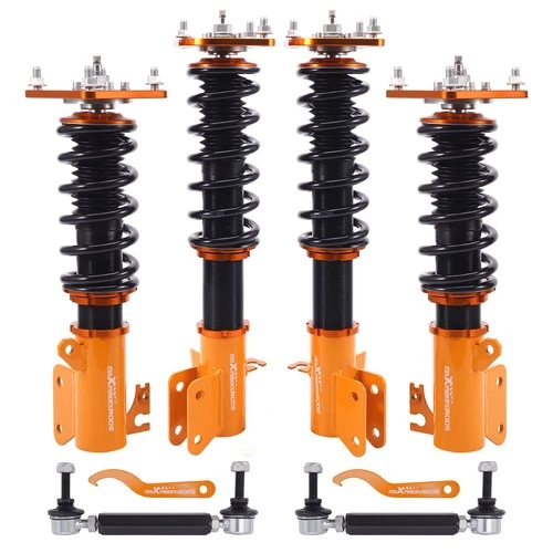 Coilovers With 24 Way Adjustable Damper Force For Mazda 323 1999-2003