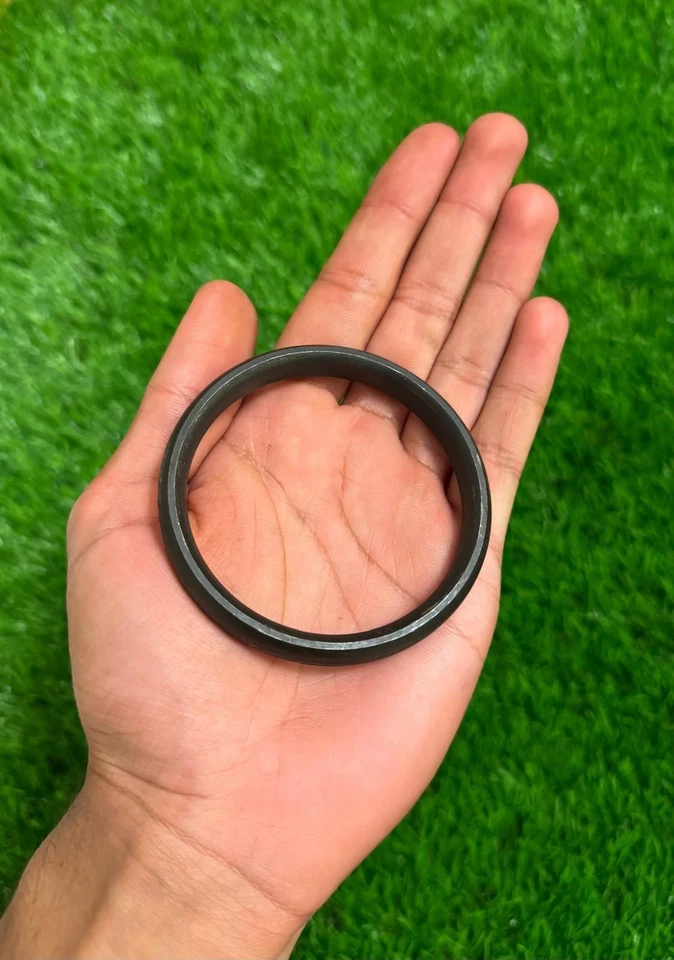 Sikh Sarbloh Kara reines Eisen schwer schwarz Armreif Metall Singh Kaur Armband Khalsa - Bild 3 von 4