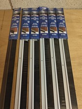 Door Brush Strips 5x White 1x Brown 838mm 2'9" Brand New