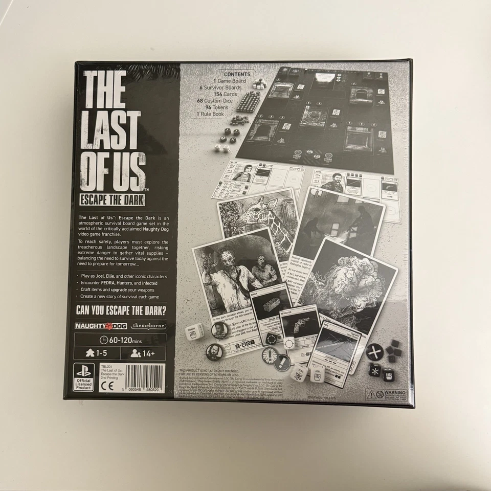 The Last of Us: Escape the Dark Board Game, Themborne, New! Survival Horror - Image 2 of 2
