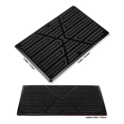 2 Pcs Automotive Carpet Repair Patch Brake Pedal Pad Replacement