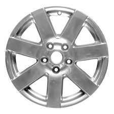 Metallic Polished 7 Spoke 18 X 7.5 Used Wheel