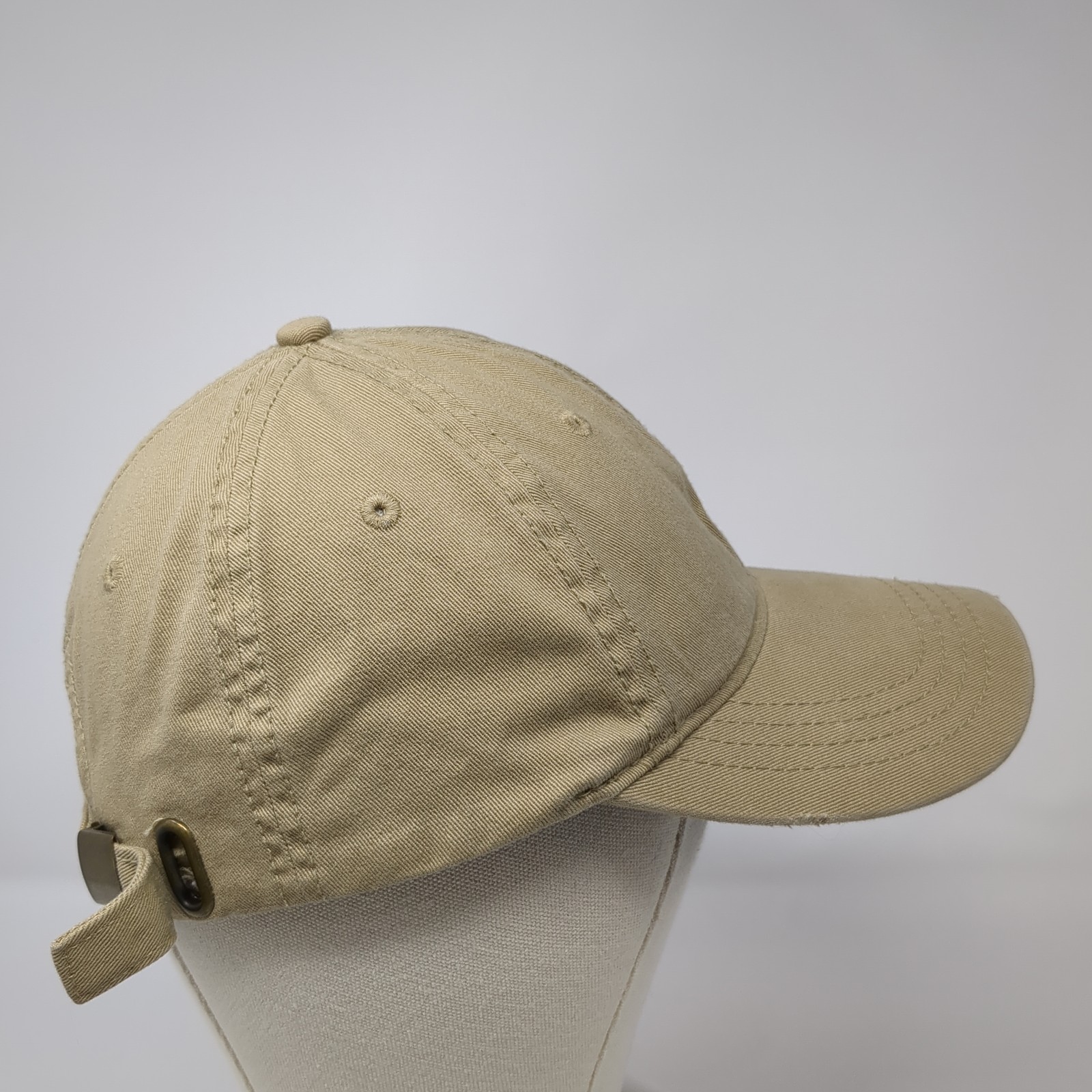 Unbranded Slideback Hat Beige Solid One Size Adju… - image 5