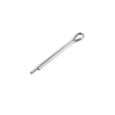 Split Cotter Pin - 1mm x 10mm 304 Stainless Steel 2-Prongs Silver Tone 120Pcs