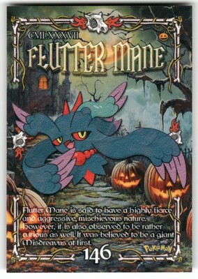 Flutter Mane #146- Cracked Ice Holo - Prisma Trick or Treat Cards - Pokemon