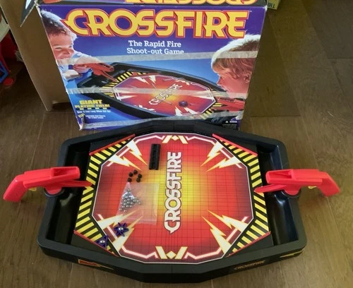 Vintage Crossfire Board Game by Milton Bradley | Fully Functional