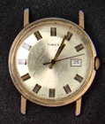 Timex Patina Gold-Plated Men's Hand-Wind Vintage Watch -- Spares/Repairs