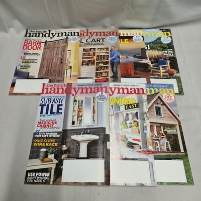 Family Handyman DIY Magazine Lot 2017 Full Year 7 Issues March- November