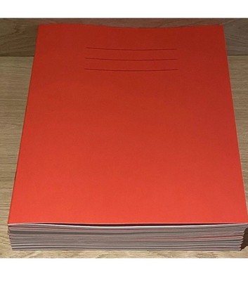 Red Consortium A5 + Schulhefte, 80 Seiten/9x7 Zoll 8 mm liniert 10er Pack