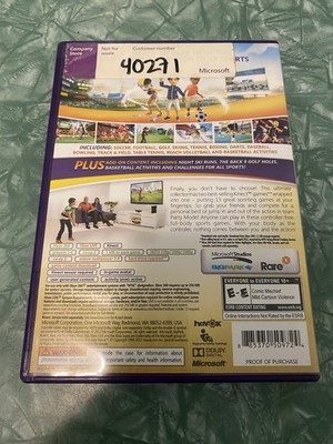 Kinect Sports Ultimate Collection (Xbox 360, 2012) Microsoft Store Complete CIB