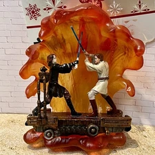 Disney Parks Star Wars Ep. III Revenge Of The Sith Anakin Vs Obi Wan Ornament